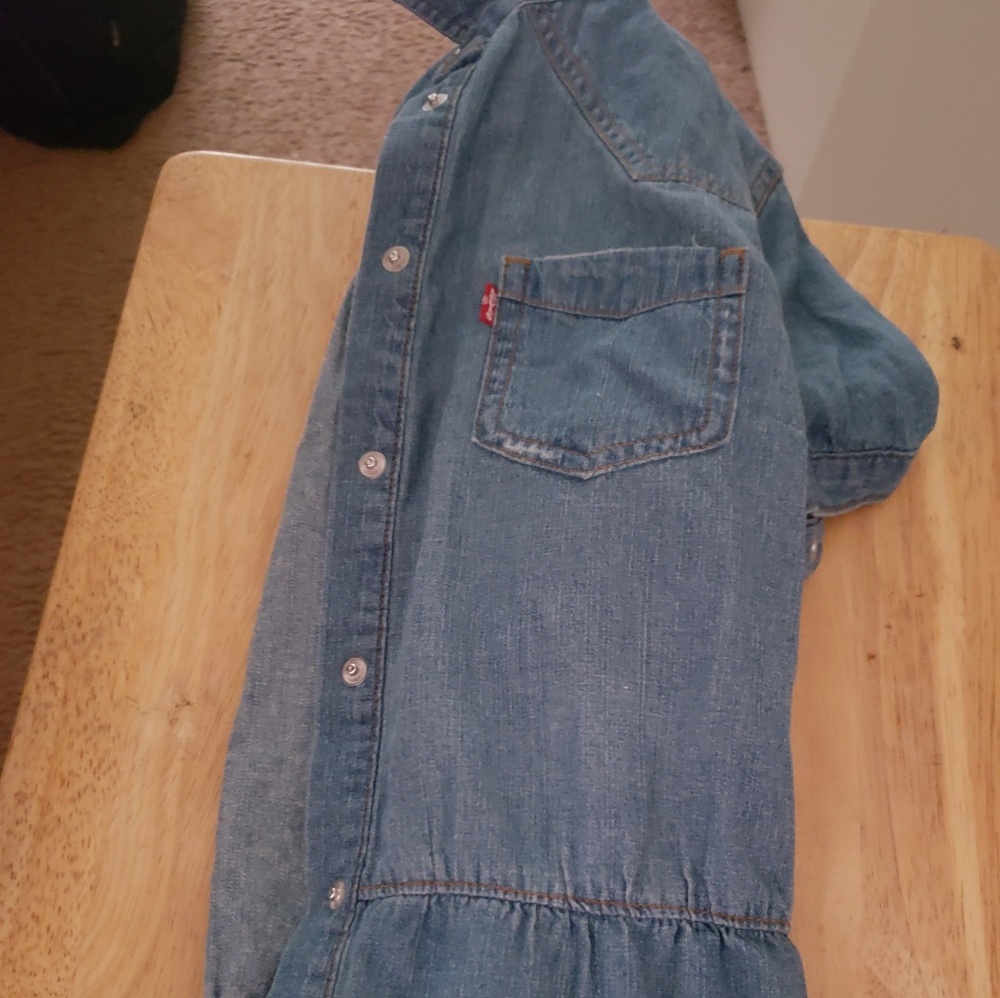 Levi denim dress with belt